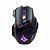 Mouse Gamer Soldado 3000dpi USB Gm-700 Preto 7 Cores Luz De Led Metal - Imagem 2