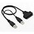 Cabo Conversor Sata Info Para Usb Macho 40 Cm - Imagem 3