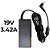 Fonte Notebook Acer 19v 3.42a Pa 1650 02- Plug Amarelo Curvado ( 5.5 x 1.7) - Imagem 1