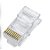 Plug Conector Modular RJ-45 8 Vias Cat5 - Imagem 4