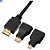 Kit Cabo Adaptador HDMI Para HDTV Mini -HDTV Micro -HDTV Tipo A para B 1,80M XTrad XT-2063 - Imagem 2