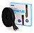 Cabo Hdmi 10 Metros Flat Knup Ultra Hd 4k Nylon Ouro 24k - Imagem 1