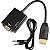 Cabo Conversor Hdmi X Vga Hd Com Saída de Audio P2 Xt-2085 Xtrad - Imagem 2