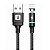 Cabo Magnético Preto Para Iphone 1M 2.4A Sx-b16i6 - Imagem 1