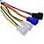Cabo Adaptador Molex 4 Pinos Para 4 Coolers 3 Pinos - Imagem 4