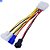 Cabo Adaptador Molex 4 Pinos Para 4 Coolers 3 Pinos - Imagem 6