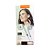 Fone De Ouvido Stereo H'maston Ej-22 Branco Com Dourado - Imagem 2