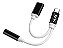 Adaptador Type C 2 in 1 Saída Dupla - Carregador + Fone P2 ZTJ-TPC-02 T-06- Verde - Imagem 3