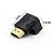 Adaptador HDMI Fêmea Para HDMI Macho 90° Graus em L , Fixo - Preto - Imagem 7