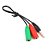 Cabo Adaptador P3 Para P2 Duplo Xt 2132 Para Microfone E Fone Headset - Imagem 3