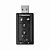 Placa De Som Usb Externa 7.1 Virtual Channel Sound Para Pc e Notebook - Imagem 1