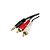 Cabo De Audio P2 Macho Para 2 RCA 1.5 Metros It Blue LE-1008-1 - Imagem 2