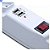 Filtro De Linha Protetor Eletrônico 6 Tomadas 1,5 Metro Fusível 2 Usb Para Celular Knup SL7906 - Imagem 4