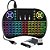 Mini Teclado Mouse Touchpad Wireless Iluminado Sem Fio Usb Ecooda MS-8029 - Imagem 2