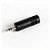 Conector Adaptador De Áudio P10 Fêmea Para P2 Macho Estéreo Lelong - Imagem 2
