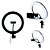 Ring Light 14" 332 Leds Sem Tripé Exbom Conexão Usb Ilum-R14W34 - Imagem 5