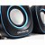 Caixa De Som 6.0W RMS 60 dB GT Sound 2.0 Goldentec 26365- Preto com Azul - Imagem 5