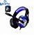 Headphone Gamer 7.1 Drive Hyperx LED Som Surround Microfone GH-X1800 Preto e Azul - Imagem 3