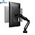 Suporte Articulado De Mesa Para Monitores 17" a 35", Pistão a Gás, ELG F80N, Altura Ajustável, Preto - Imagem 4