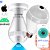 Lâmpada Espiã Ip 360° Câmera Hd Panorâmica Led Wifi Grava Alarme VT-17657-62 - Imagem 1