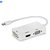 Conversor Mini Displayport DP Macho 1x3 Para Hdmi Dvi Vga Femea - Imagem 2