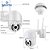 Câmera WI-FI IP Externa Movimento 2MP No Card Alerta De Duas Vozes Detecção Humana Áudio Visão Noturna Video CCTV A8-NO - Imagem 3