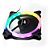 Cooler Fan F7-L200RGB 120mm RGB Gaming com Iluminação LED 256 Cores, C3Tech - Preto - Imagem 3