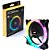 Cooler Fan F7-L200RGB 120mm RGB Gaming com Iluminação LED 256 Cores, C3Tech - Preto - Imagem 2