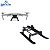 Tripé Proteção Trem de Pouso para DJI Mavic Air 2 Drone Acessórios Hélice - Imagem 2