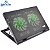 Suporte Para Notebook Cooler Gamer Warrior Luigia Led Verde - Imagem 2