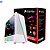 Gabinete Gamer Bluecase BG-018, Mid Tower, LED RGB, Lateral em Acrílico - Branco - Imagem 1
