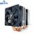 Cooler FAN Gamer  Azul Para Processador Intel e AMD M-X6 Boneco De Neve - Imagem 1