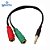 Cabo Adaptador P3 (p2 Combo) Para Fone E Microfone - Xtrad XT- 3M4G - Imagem 1