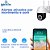 Câmera De Segurança IP Wi-Fi Externa Visão Noturna Detectora De Áudio Com Cartão Sd 64Gb A9B-EU - Imagem 4
