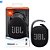 Caixa de Som Portátil JBL Clip 4 Bluetooth 5W À Prova D'água e Poeira Preto - Imagem 1