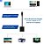 Cabo Conversor Adaptador De Áudio e Vídeo USB 3.0 Para HDMI De Alta Velocidade 5 Gbps - Imagem 5