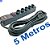 Protetor Eletrico Rearme Premium 5 Tomadas Com Cabo de 5 Metros - Emplac - Imagem 1