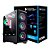 Gabinete Gamer BG-025 Bluecase, Lateral Vidro Temperado, Mid Tower, S/FTE, USB 3.0, Preto - Imagem 3