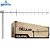 Antena Celular 800mhz 20dbi Aquario Com Cabo CF-820 - Imagem 1