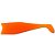 Isca Artificial Shad Para Garoupa 21cm Laranja - Imagem 1