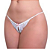 TANGA CALCINHA ABERTA APRESSADINHA BRANCA CALCINHA APRESSADINHA - Imagem 3