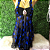 CAMISOLA PRETO COM AZUL CORACOES - Imagem 1