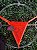 CALCINHA FIO NEON COM STRASS ME FODE LARANJA NEON - Imagem 4