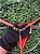 CALCINHA FIO NEON COM STRASS ME FODE LARANJA NEON - Imagem 5