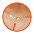 CALCINHA FIO NEON COM STRASS ME FODE LARANJA NEON - Imagem 1