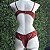 CONJUNTO LINGERIE SEDUÇÃO CARMIM- VERMELHA - Imagem 2