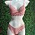 CONJUNTO LINGERIE ROSÉ ENCANTO- ROSA - Imagem 1