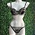 CONJUNTO LINGERIE NOIR ELEGANCE- PRETA COM BEGE - Imagem 1