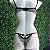 CONJUNTO LINGERIE NOIR ELEGANCE- PRETA COM BEGE - Imagem 2