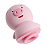 VIBRADOR ESTIMULADOR CLITORIANO 2 EM 1 LOVELY PIG - Imagem 4